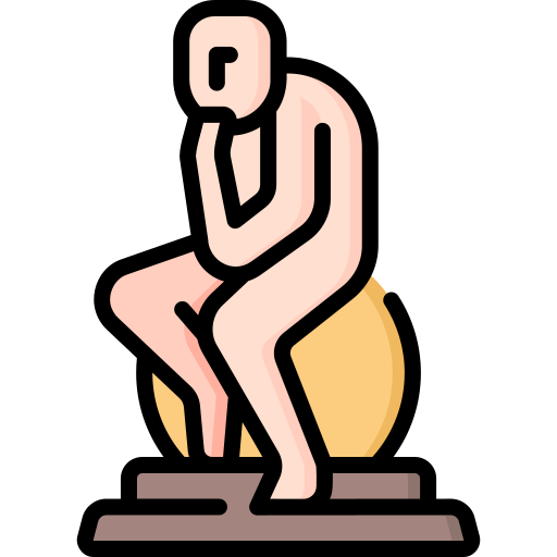 icon of the thinker sculpture